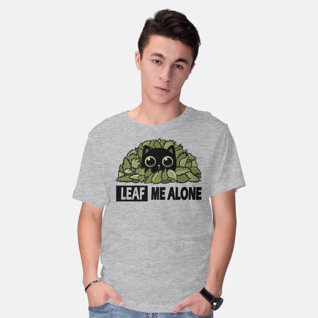Leaf Me Alone-Mens-Basic-Tee-erion_designs