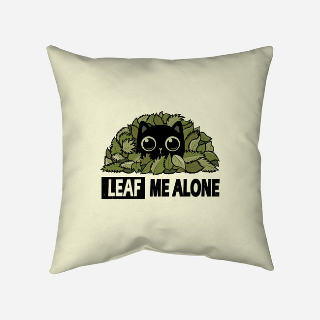 Leaf Me Alone-None-Non-Removable Cover w Insert-Throw Pillow-erion_designs
