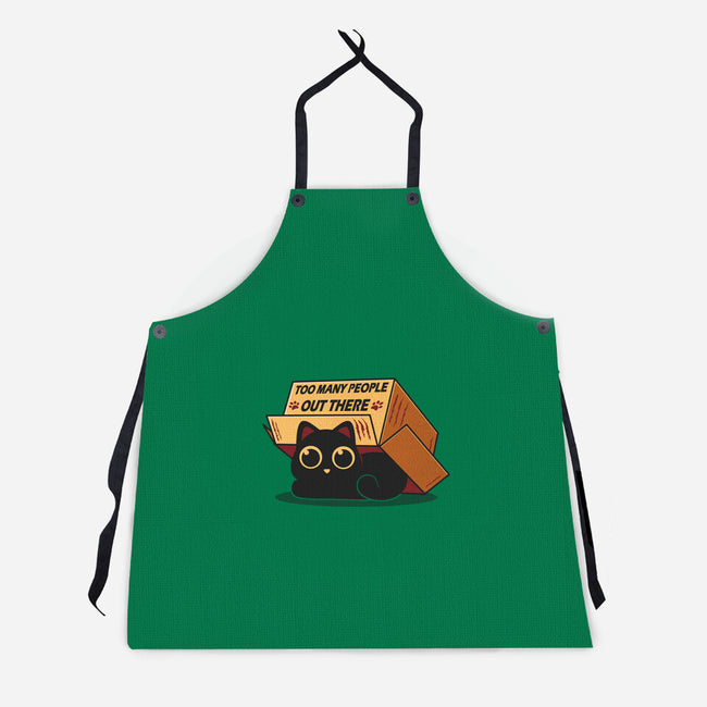Too Many People Out There-Unisex-Kitchen-Apron-erion_designs