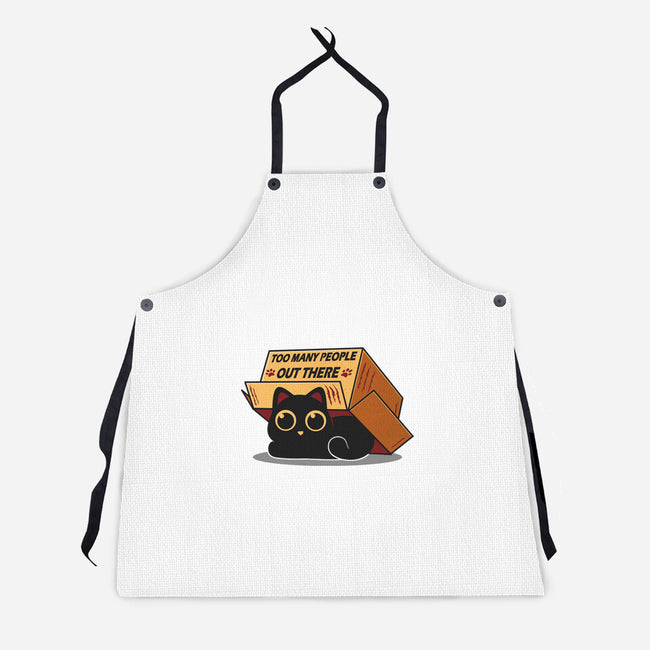 Too Many People Out There-Unisex-Kitchen-Apron-erion_designs
