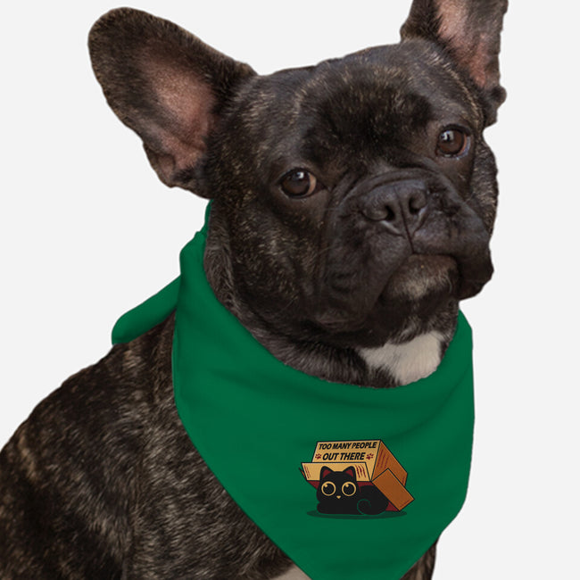 Too Many People Out There-Dog-Bandana-Pet Collar-erion_designs