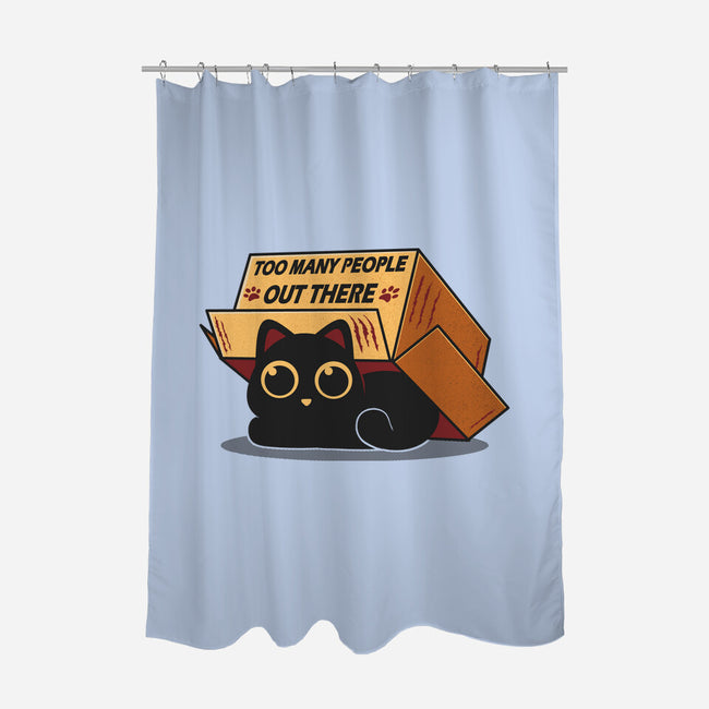Too Many People Out There-None-Polyester-Shower Curtain-erion_designs