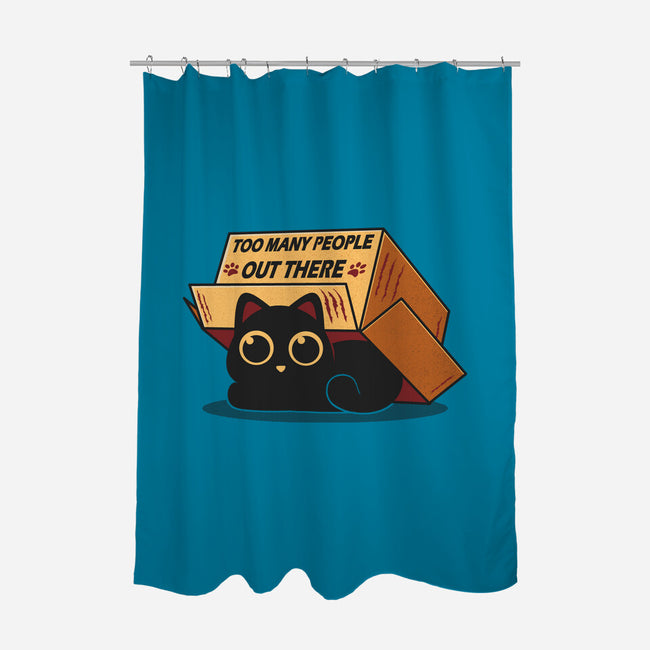Too Many People Out There-None-Polyester-Shower Curtain-erion_designs