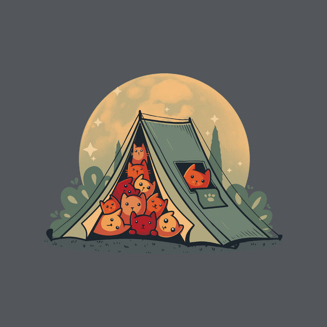 Cat Camping-Mens-Basic-Tee-erion_designs