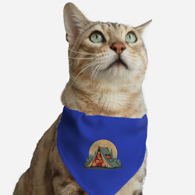 Cat Camping-Cat-Adjustable-Pet Collar-erion_designs
