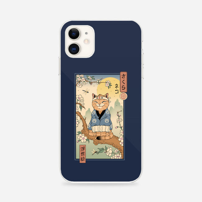 Meowster In Sakura Branch-iPhone-Snap-Phone Case-vp021