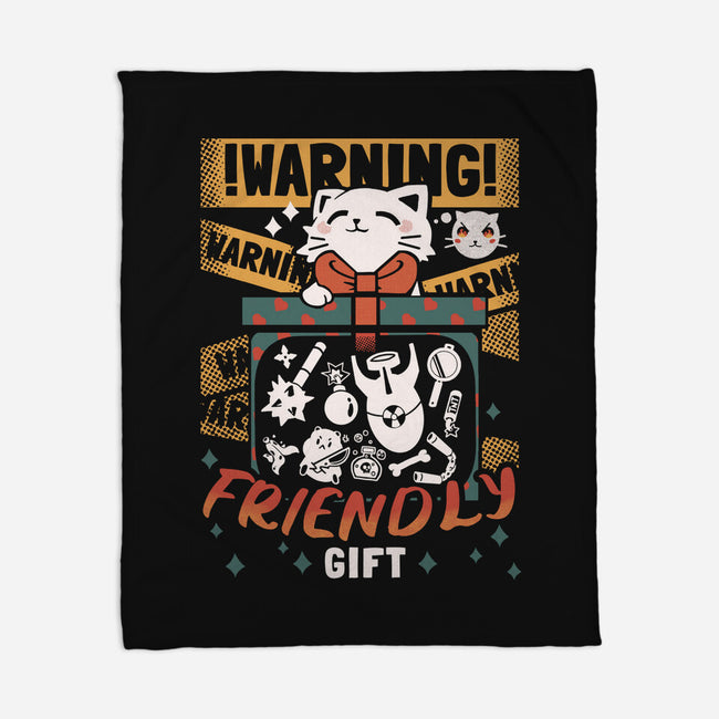 Cat's Friendly Gift-None-Fleece-Blanket-Heyra Vieira