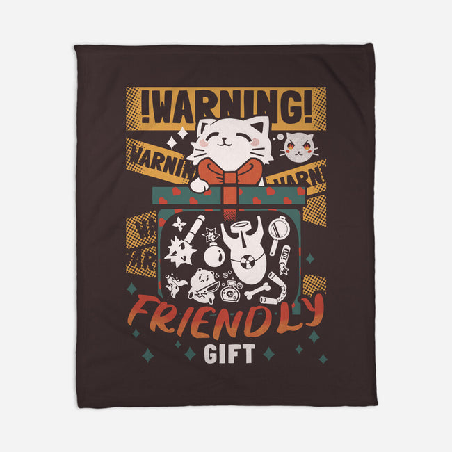 Cat's Friendly Gift-None-Fleece-Blanket-Heyra Vieira