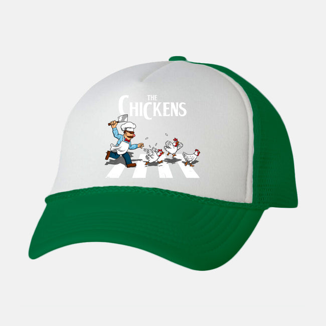The Chickens-Unisex-Trucker-Hat-drbutler