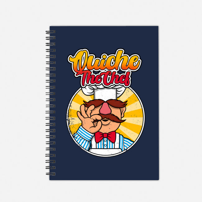 Quiche The Chef-None-Dot Grid-Notebook-drbutler