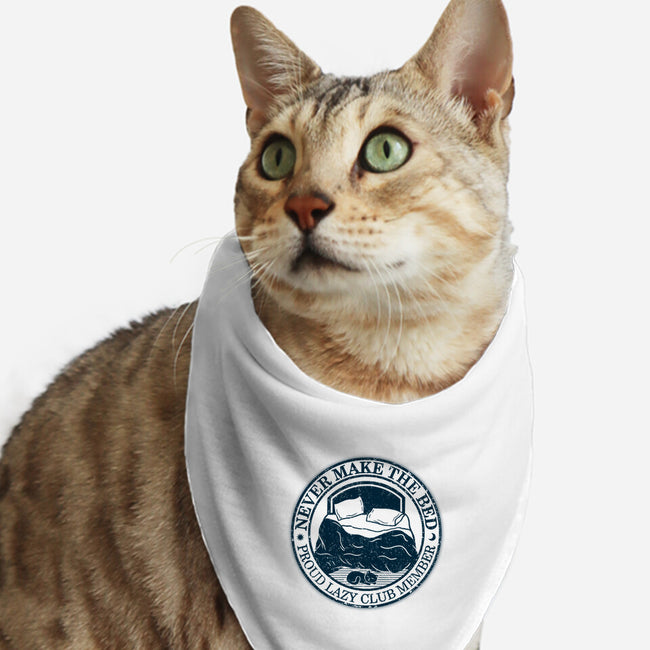 Never Make The Bed-Cat-Bandana-Pet Collar-NMdesign