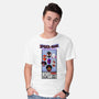 Corner Box Heads-Mens-Basic-Tee-Afire