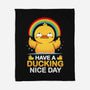 Have A Ducking Day-None-Fleece-Blanket-Vallina84