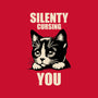 Silently Cursing You-Cat-Basic-Pet Tank-turborat14