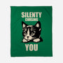 Silently Cursing You-None-Fleece-Blanket-turborat14