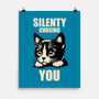 Silently Cursing You-None-Matte-Poster-turborat14