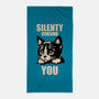 Silently Cursing You-None-Beach-Towel-turborat14