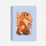 Red Fox Samurai-None-Dot Grid-Notebook-dandingeroz