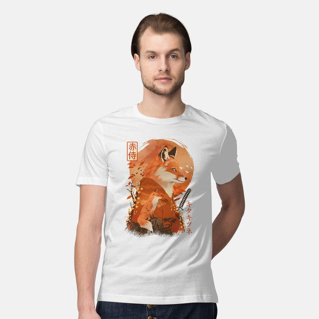 Red Fox Samurai-Mens-Premium-Tee-dandingeroz