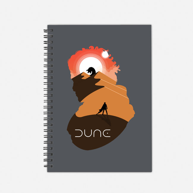 Dune Silhouette-None-Dot Grid-Notebook-Tri haryadi