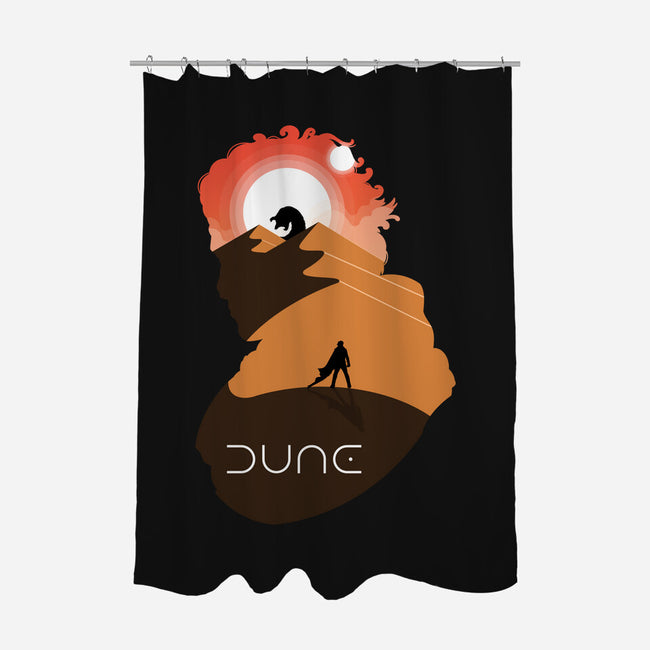 Dune Silhouette-None-Polyester-Shower Curtain-Tri haryadi
