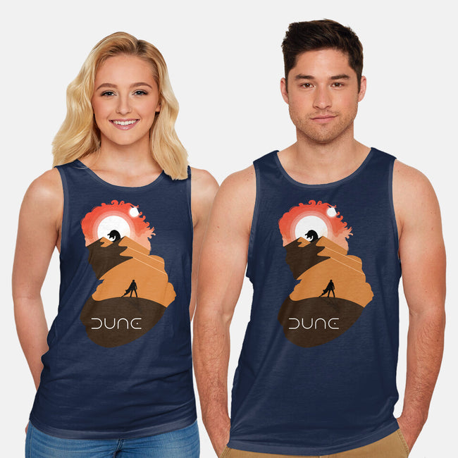 Dune Silhouette-Unisex-Basic-Tank-Tri haryadi