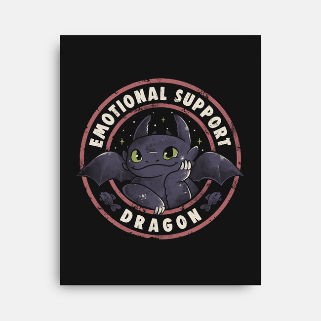 Emotional Support Dragon-None-Stretched-Canvas-Arigatees