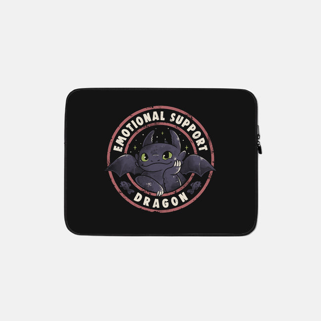 Emotional Support Dragon-None-Zippered-Laptop Sleeve-Arigatees
