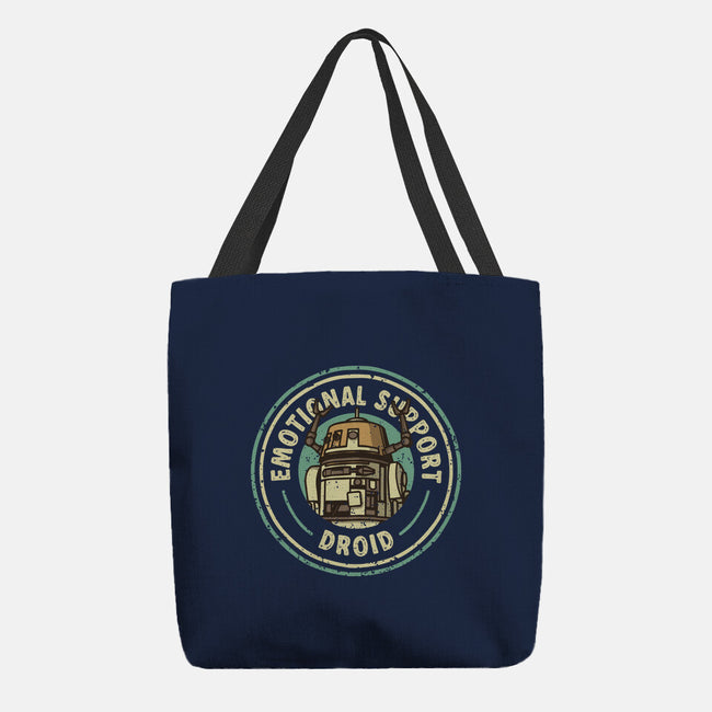 Emotional Support Droid-None-Basic Tote-Bag-retrodivision