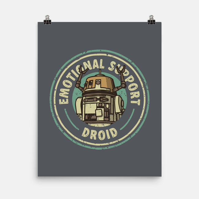 Emotional Support Droid-None-Matte-Poster-retrodivision