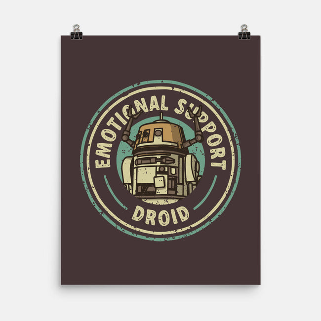 Emotional Support Droid-None-Matte-Poster-retrodivision