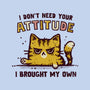 I Don't Need Your Attitude-Cat-Adjustable-Pet Collar-kg07