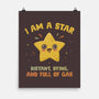 I Am A Star-None-Matte-Poster-kg07