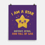 I Am A Star-None-Matte-Poster-kg07