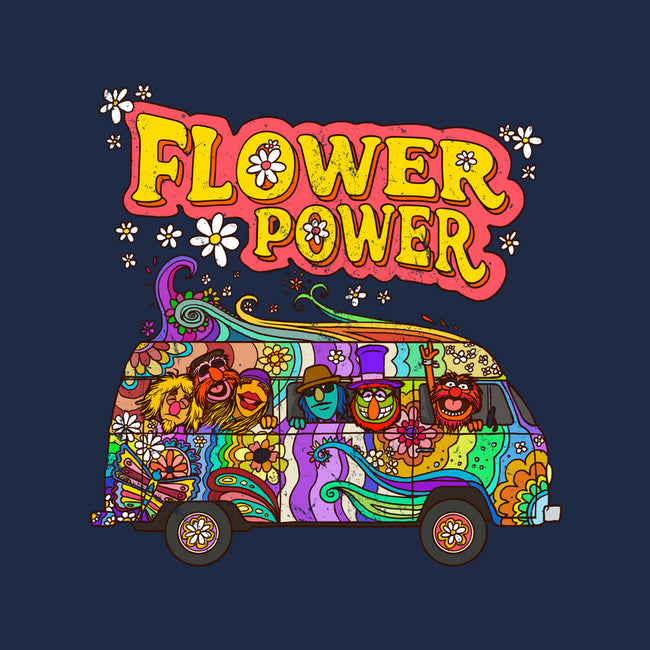 Flower Power Bus-Baby-Basic-Tee-drbutler