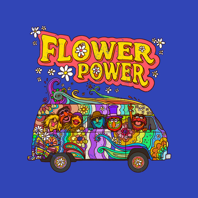 Flower Power Bus-None-Removable Cover-Throw Pillow-drbutler
