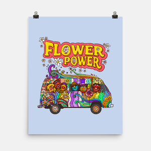 Flower Power Bus-None-Matte-Poster-drbutler