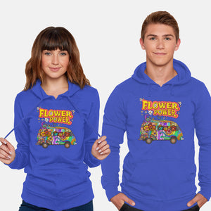 Flower Power Bus-Unisex-Pullover-Sweatshirt-drbutler