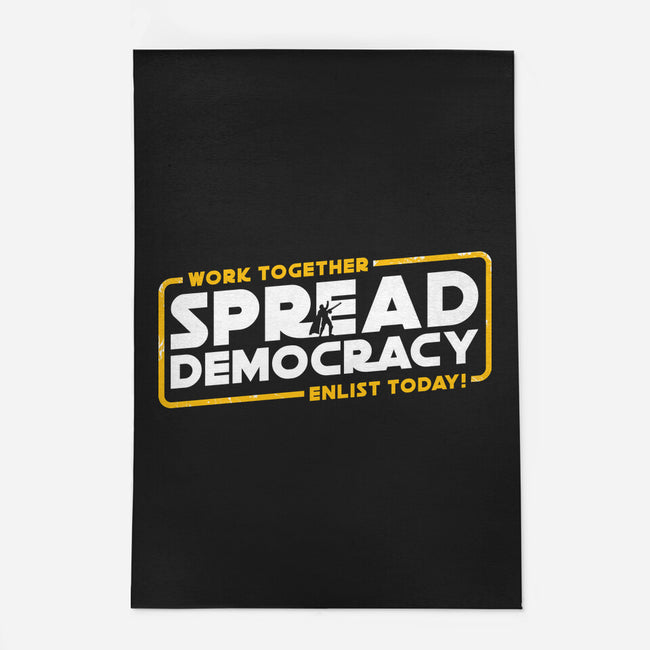 Spread Democracy-None-Outdoor-Rug-rocketman_art