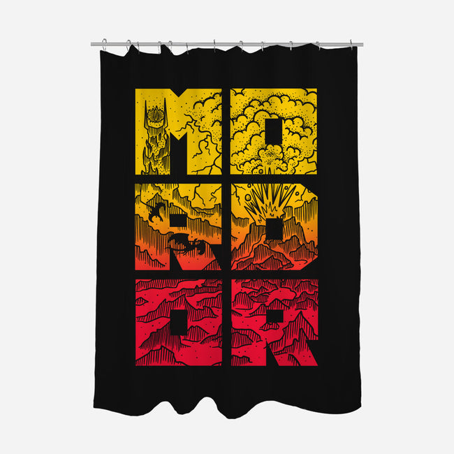 MORDOR-None-Polyester-Shower Curtain-Aarons Art Room