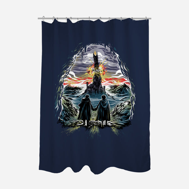 Project One Ring-None-Polyester-Shower Curtain-zascanauta