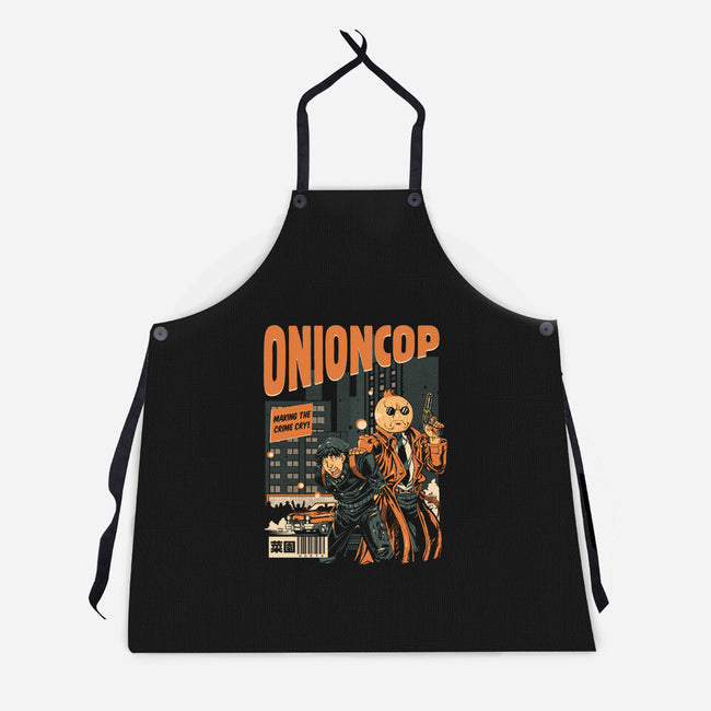 Onion Cop-Unisex-Kitchen-Apron-Estudio Horta