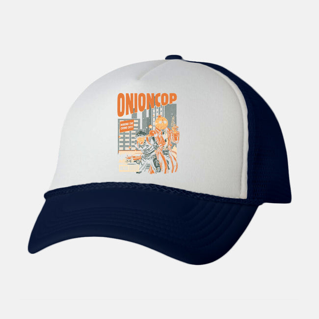 Onion Cop-Unisex-Trucker-Hat-Estudio Horta