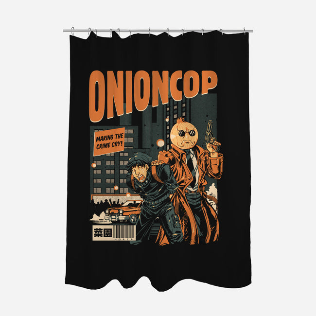 Onion Cop-None-Polyester-Shower Curtain-Estudio Horta