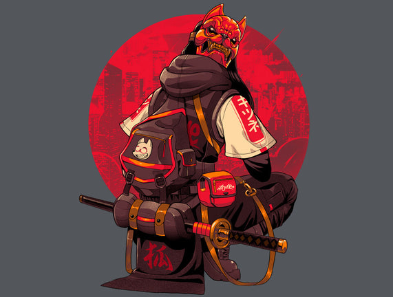 Red Kitsune Samurai