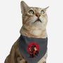 Red Kitsune Samurai-Cat-Adjustable-Pet Collar-Bruno Mota