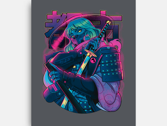 Cyber Neon Samurai