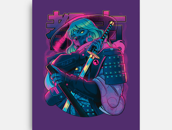 Cyber Neon Samurai