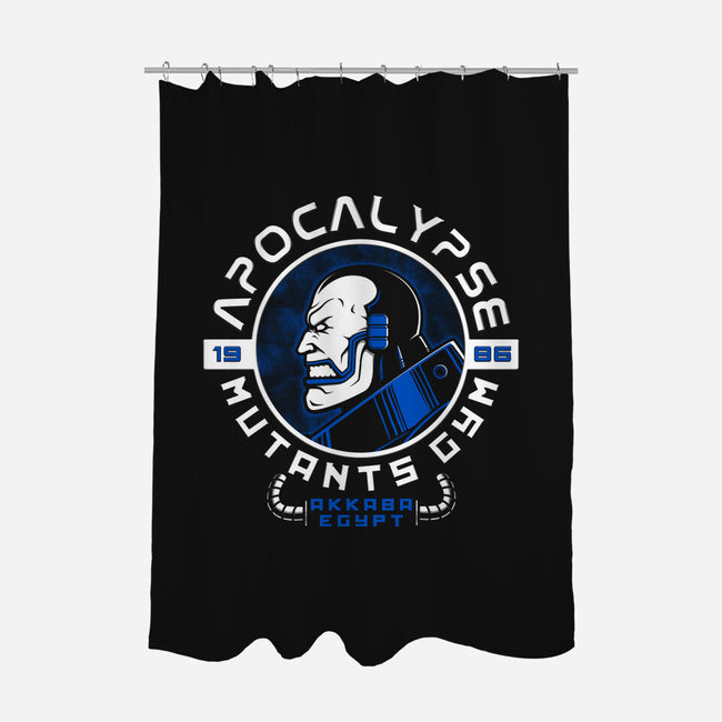 Mutant Gym-None-Polyester-Shower Curtain-pigboom