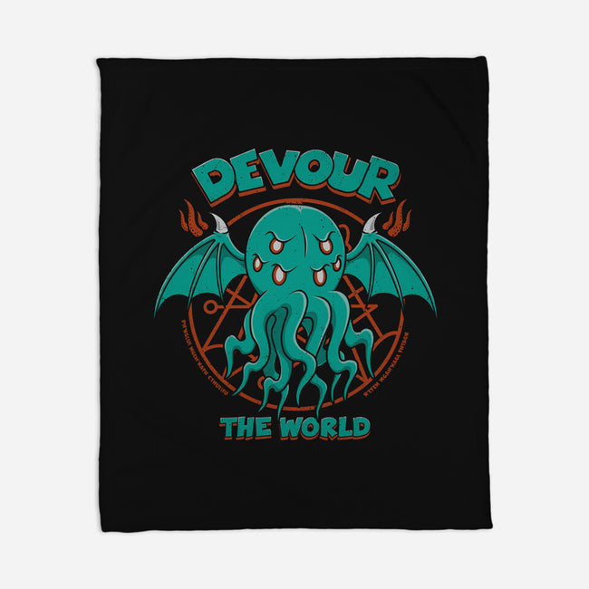 Devour The World-None-Fleece-Blanket-pigboom
